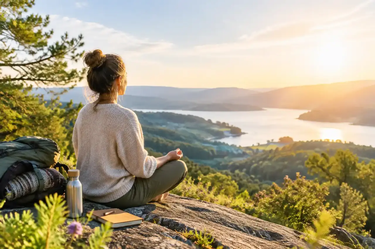 Espace calme en pleine nature pour une retraite spirituelle