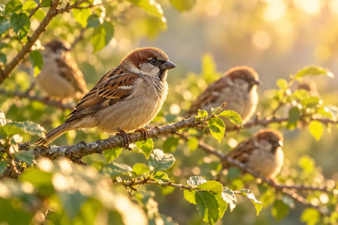 Moineau : une signification spirituelle entre humilité, protection et vie collective
