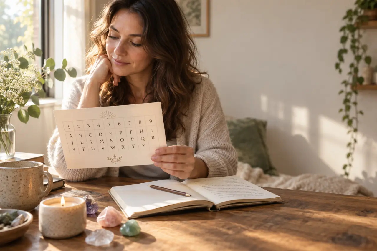 La numérologie du prénom éclaire votre expression grâce à la table A-Z