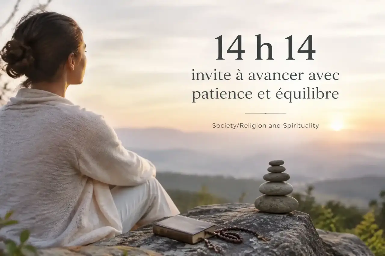 14 h 14 invite à avancer avec patience et équilibre