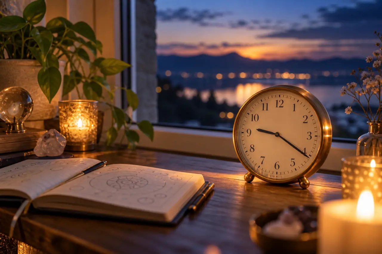 Heure miroir 21h21 : signification spirituelle, message angélique et numérologie