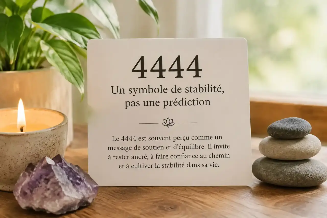 Signification de 4444 : un symbole de stabilité, pas une prédiction