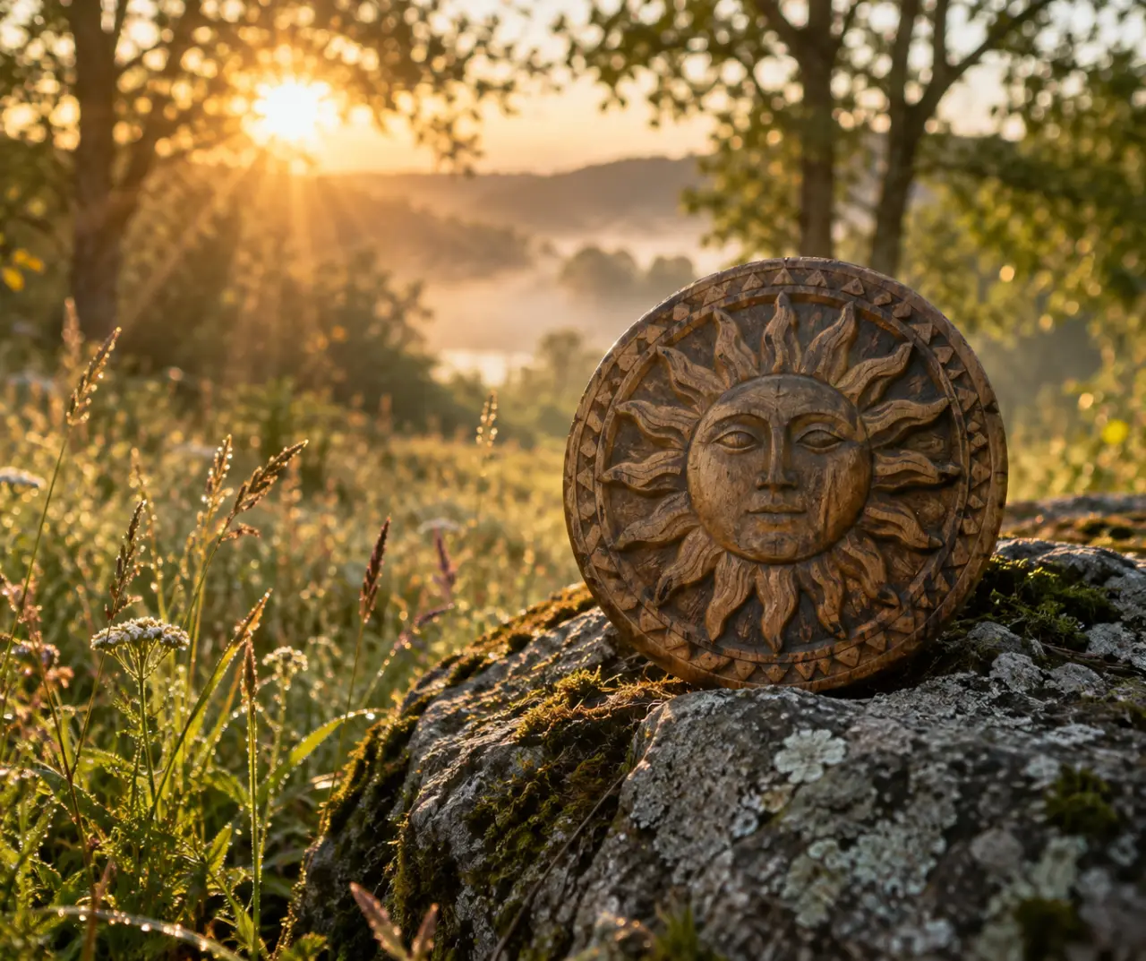 Les symboles du soleil associent vie, lumière et pouvoir selon la forme représentée