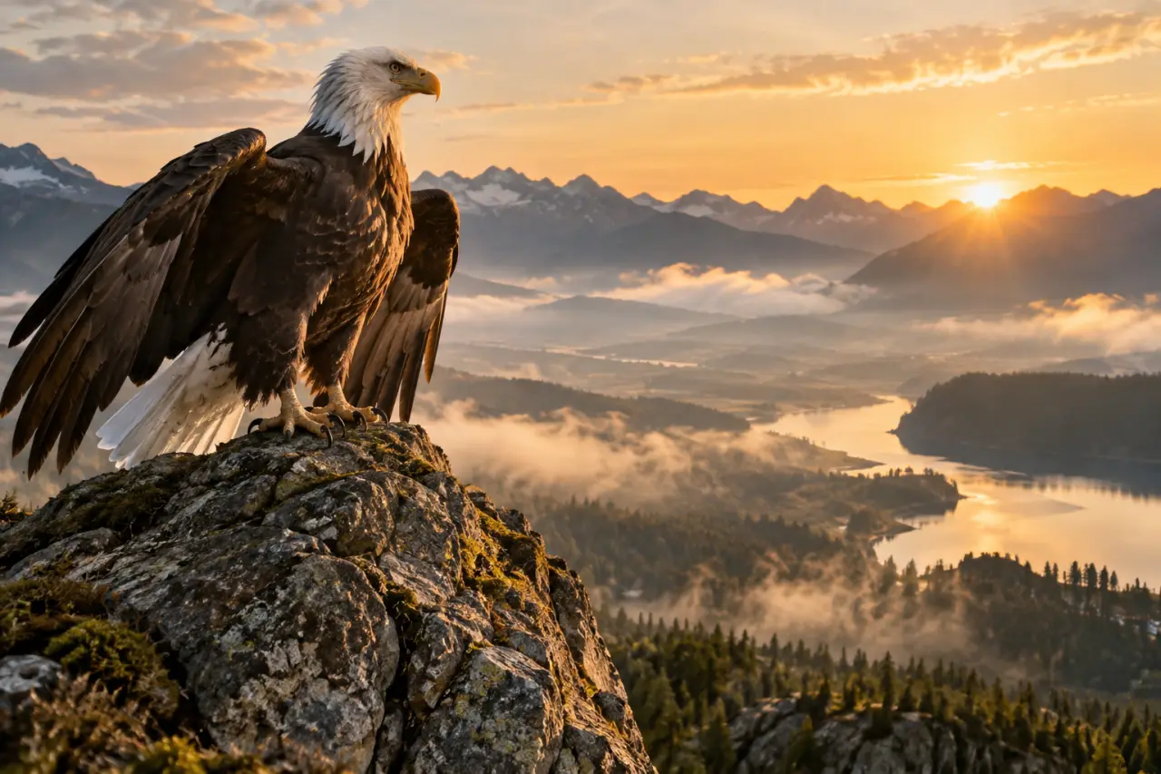 La signification spirituelle de l’aigle : vision, liberté et responsabilité